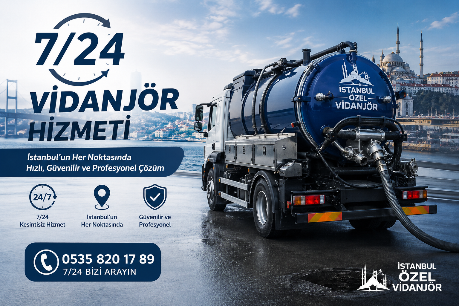 7/24 Vidanjör Hizmeti