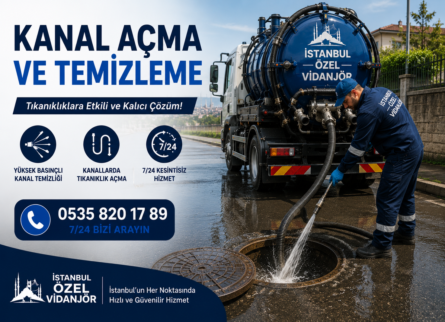 Kanal Açma ve Temizleme